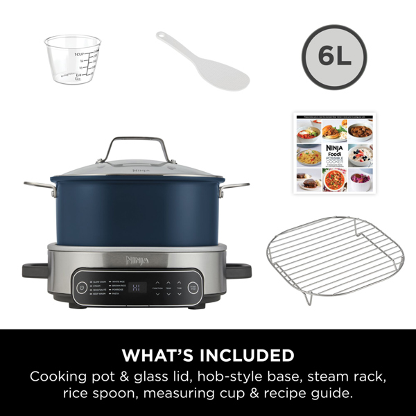 Ninja Foodi 8-Mode 6L PossibleCooker Rice & Slow Cooker MC1101UK
