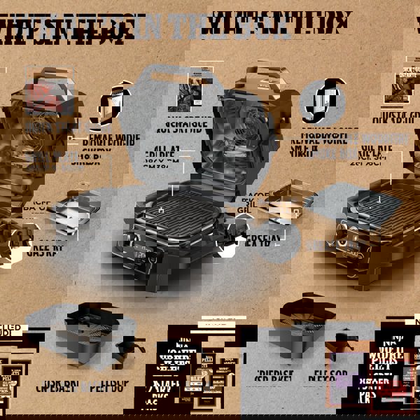 Ninja Woodfire Electric BBQ Grill & Smoker OG701UK