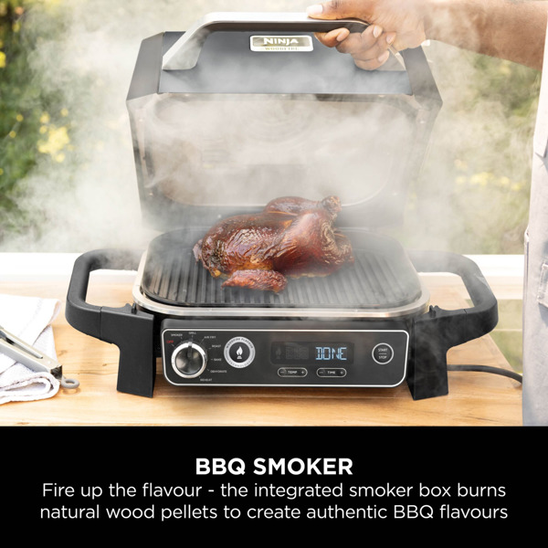 Ninja Woodfire Electric BBQ Grill & Smoker OG701UK