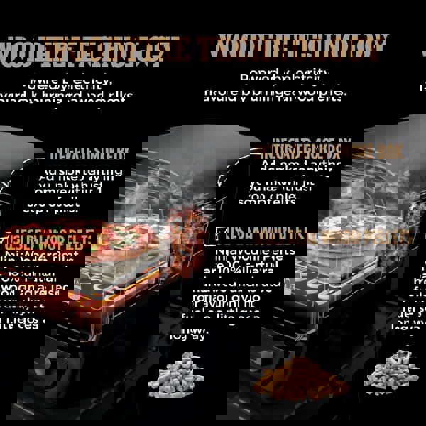 Ninja Woodfire Electric Outdoor Oven, Pizza Maker & BBQ Smoker OO101UK