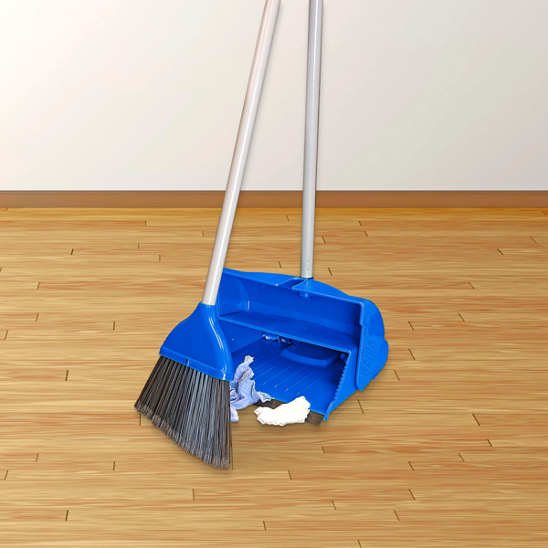 Blue Lobby Dustpan & Brush