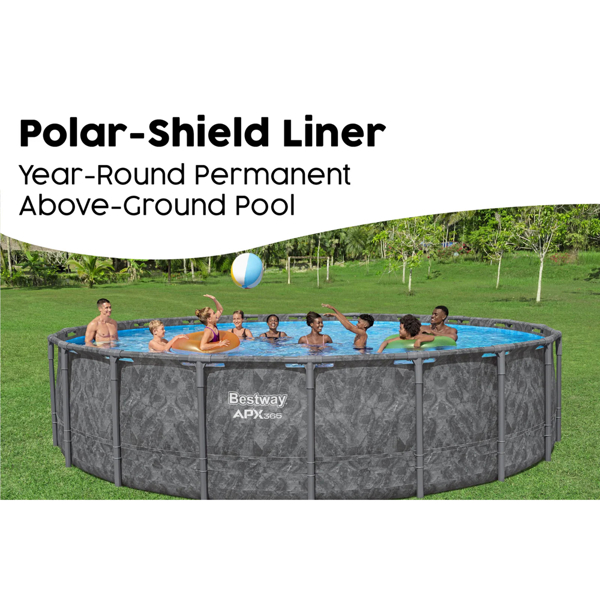 Bestway 20ft APX 365 Round Pool Set