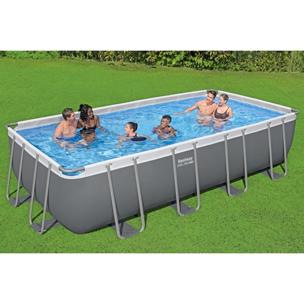 Bestway 18ft Steel Pro Max Rectangular Pool Set