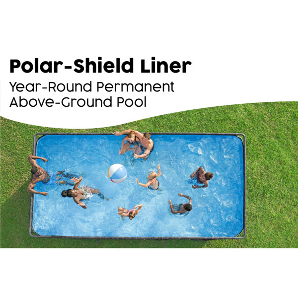 Bestway 18ft APX 365 Rectangular Pool Set