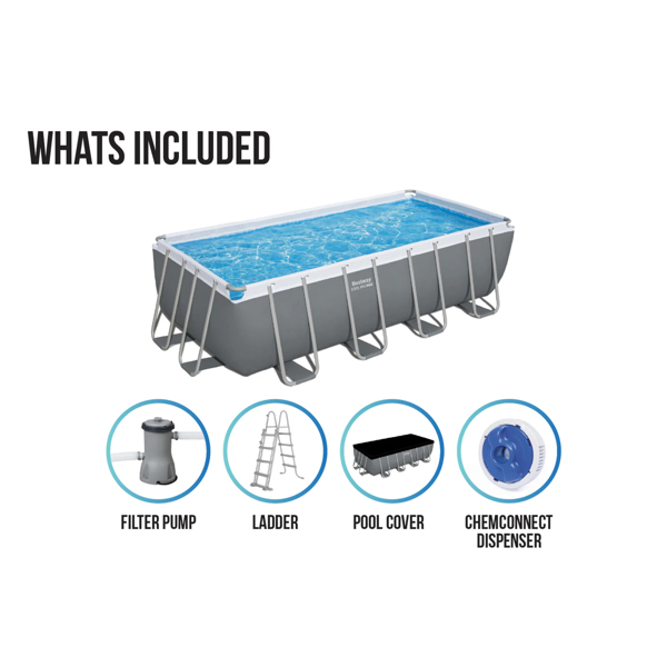 Bestway 16ft Steel Pro Max Rectangular Pool Set