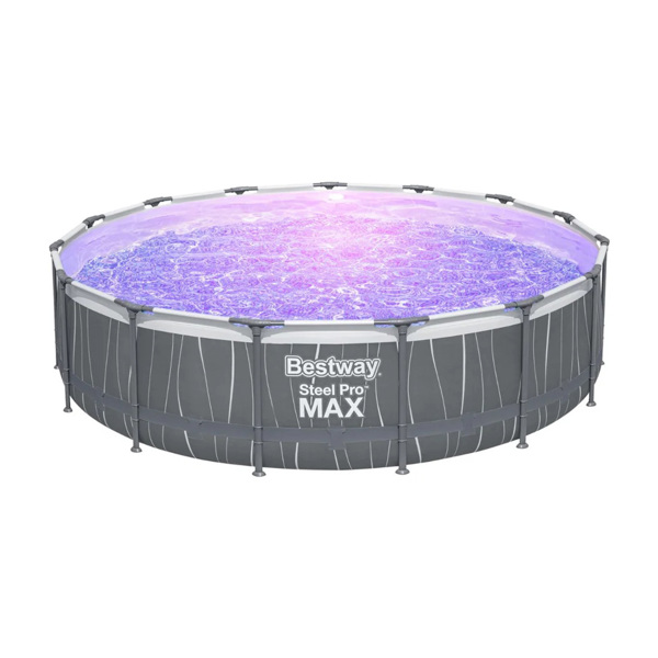 Bestway 15ft Steel Pro Max LED Round Pool Set