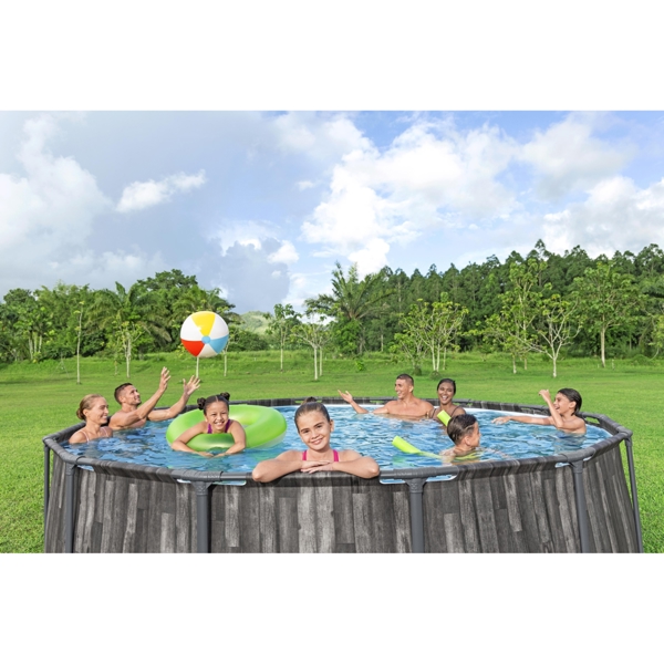 Bestway 14ft Steel Pro Max Round Pool Set