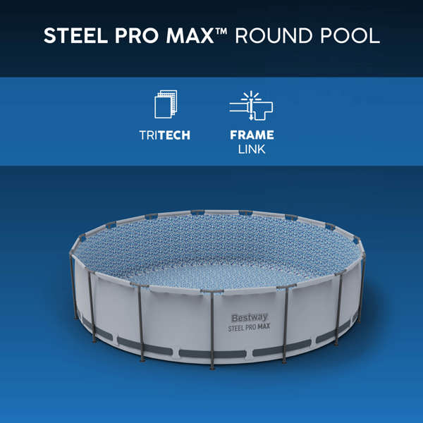Bestway 12ft Steel Pro Max Round Pool Set