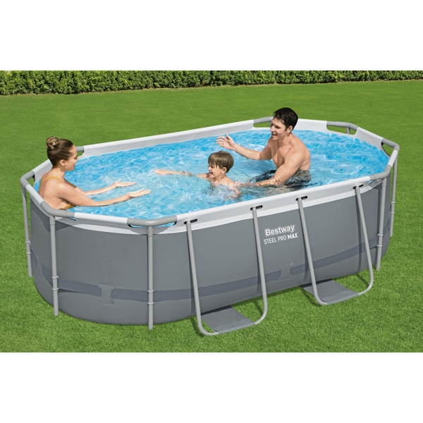 Bestway 10ft Steel Pro Max Oval Pool Set