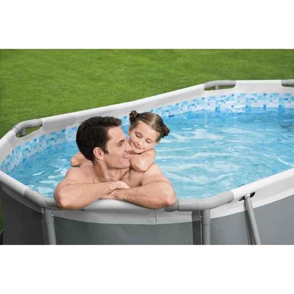 Bestway 10ft Steel Pro Max Oval Pool Set
