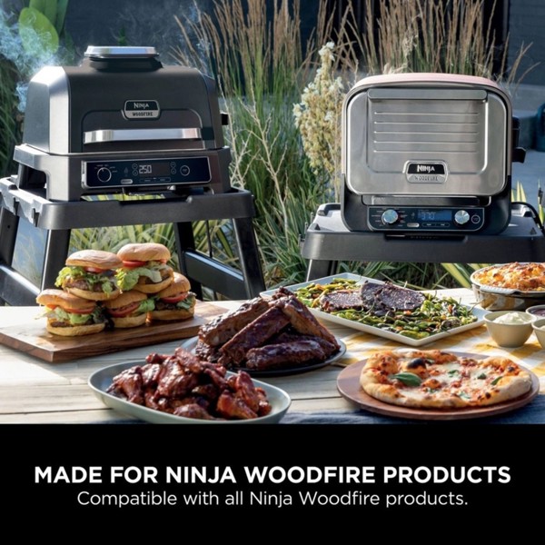 Ninja Woodfire BBQ & Outdoor Oven Adustable Stand & Side Table 4718J800EUUK