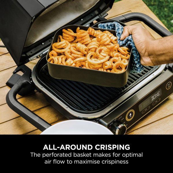 Ninja Woodfire Electric BBQ Combo Crisper Basket XSKCRISPBTEUK