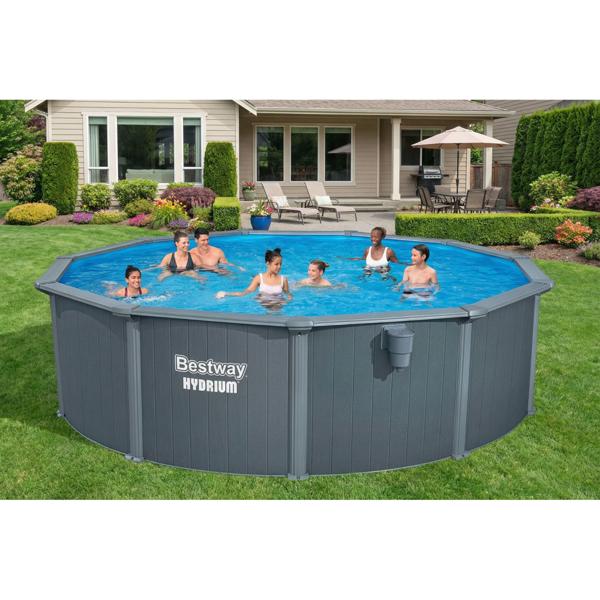 Bestway 18ft Hydrium Round Steel Wall Pool Set