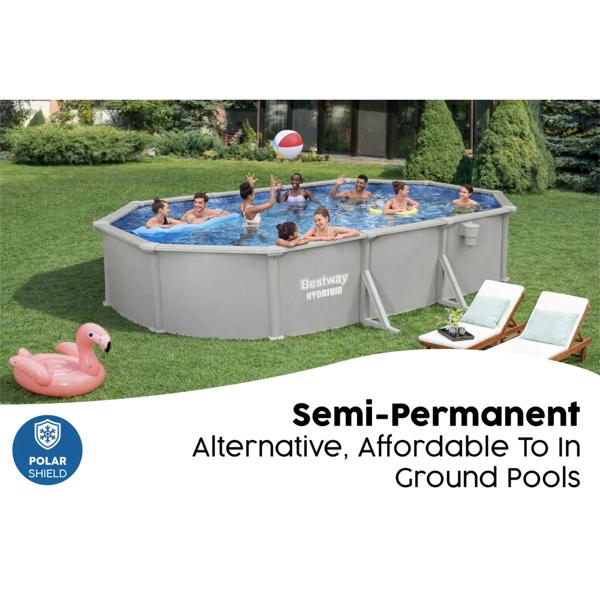 Bestway 20ft Hydrium Oval Steel Wall Pool Set