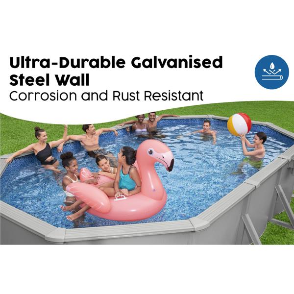 Bestway 20ft Hydrium Oval Steel Wall Pool Set