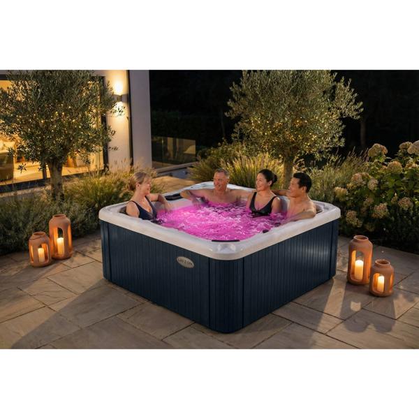 Lay-Z-Spa Monte Carlo HydroJet Pro 5 Person Rigid Wall Hot Tub