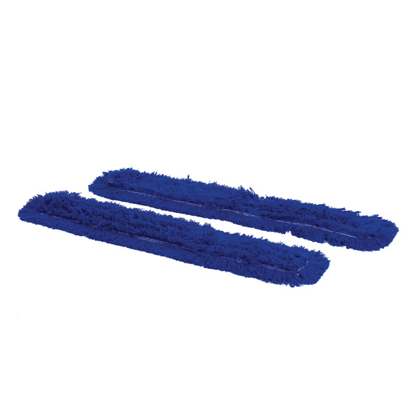 V Sweeper Synthetic Mop Heads Blue 1m (Pack of 2)