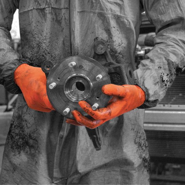Orange Nitrile Powder Free Gloves (X Large) - Case of 10 x 100