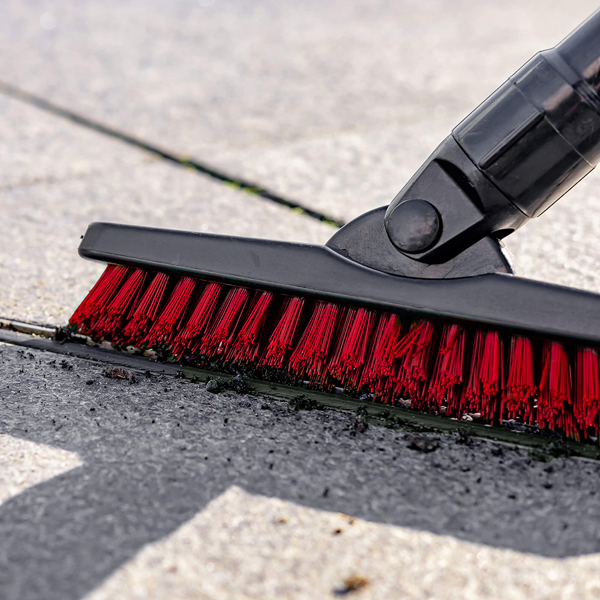 SYR Black Grout Brush with Red Bristles