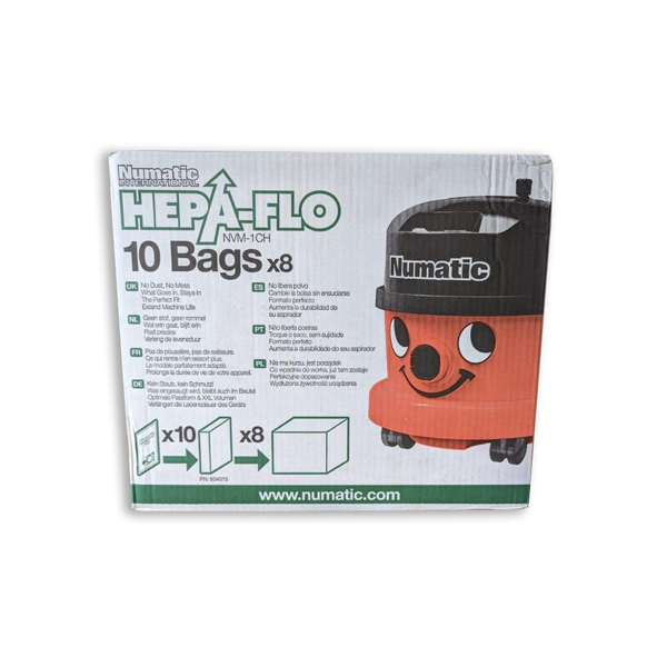 Numatic 1CH Hepa-Flo Vacuum Bags (Case of 80)