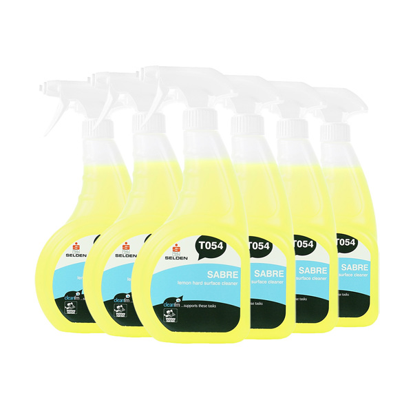 Selden Sabre Lemon Hard Surface Cleaner (6 x 750ml)