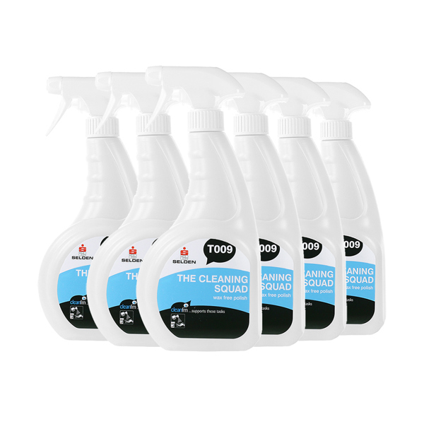 Selden The Cleaning Squad Wax Free Polish (6 x 750ml)