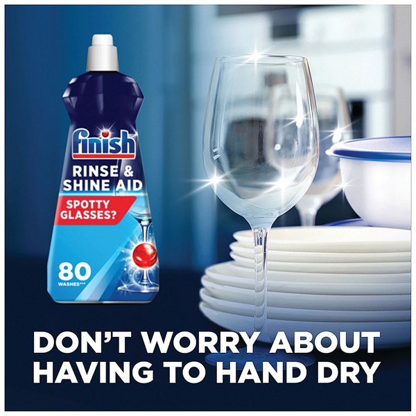 Finish Rinse & Shine Aid (12 x 400ml)