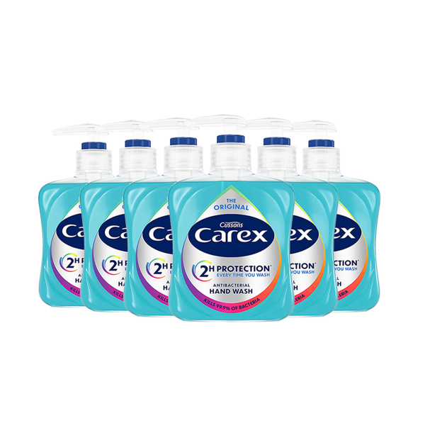 Carex Original Antibacterial Hand Wash (6 x 250ml)