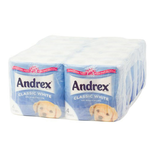 Andrex Classic 2 Ply White Toilet Roll