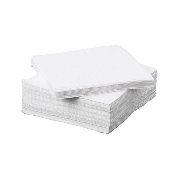 2 ply 24cm White Cocktail Napkins (Box of 4000)