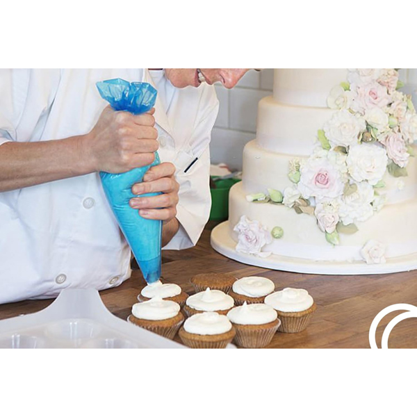 Bakewell 21 Inch Blue Piping Bags (Case of 500)