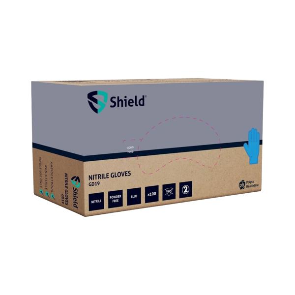 Nitrile Blue Powder Free Gloves (Medium)