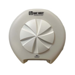 80306 Bay West Revolution White Translucent 3 Roll Toilet Tissue System Dispenser thumbnail