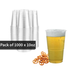 CE Marked Flexi 10oz Half Pint Brimful Tumbler (20 x 50 Pack) - Reusable - 1000 thumbnail