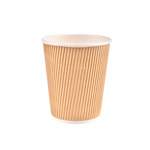 12oz Kraft Ripple Paper Cup thumbnail