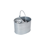 13 Litre Metal Galvanised Mop Bucket & Wringer (Pack of 4) thumbnail