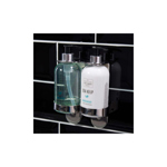 Luxury Chrome Double 300ml Wall Mounted Holder thumbnail