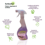 JMS SurfaceSan Covid-19 Certified Hard Surface Sanitiser (750ml) thumbnail