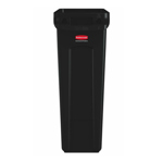 Rubbermaid Slim Jim Vented Waste Bin 87L (Black) thumbnail