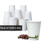 8oz Compostable Hot Drink Cup  thumbnail