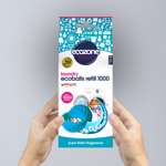 Ecozone Laundry Ecoballs Refills 1000 (Pure Linen) thumbnail