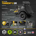 V-TUF TORRENT 2D5 Diesel Pressure Washer with Bowser thumbnail
