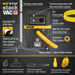 V-TUF M-Class STACKVAC HSV Dust Extractor Vacuum with Power Take Off thumbnail