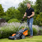 Yard Force LM G34A 34cm 40V Cordless Lawn Mower with Battery & Charger (Hand Propelled) thumbnail