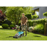 Gardena PowerMax 32/36V P4A 32cm 36V Cordless Lawn Mower with 2 Batteries & Charger (Hand Propelled) thumbnail