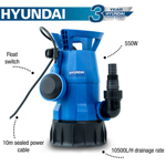 Hyundai HYSP550CD Electric Submersible Clean & Dirty Water Pump thumbnail