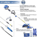 Hyundai HYMT5200X 5-in-1 Petrol Multi-Tool System thumbnail