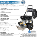 Hyundai HYW4000P Petrol Pressure Washer thumbnail