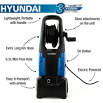 Hyundai HYW1900E Pressure Washer thumbnail