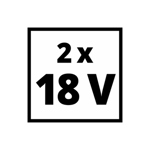 Einhell Power X-Change 18v 2.5Ah Li-Ion Battery (Pack of 2) thumbnail